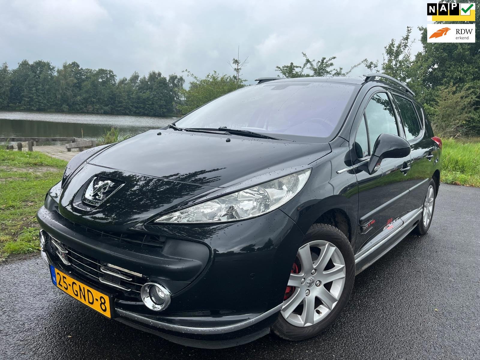 Peugeot 207 SW 1.6 VTi XS Sport | Clima | Cruise | Panodak |, Voorwielaandrijving, Gebruikt, 4 cilinders, Zwart