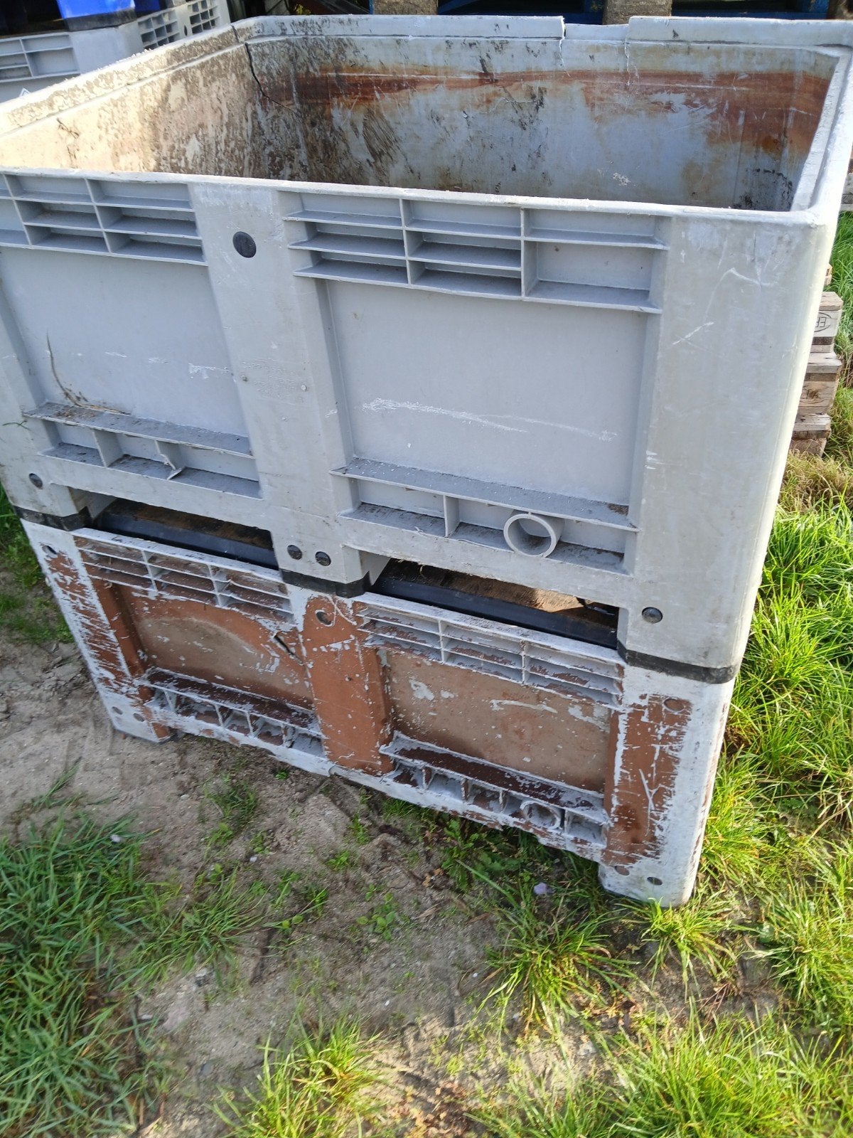 accu box accubak grote kunststof bakken palletkist, Ophalen, Gebruikt, 100 cm of meer, 60 cm of meer