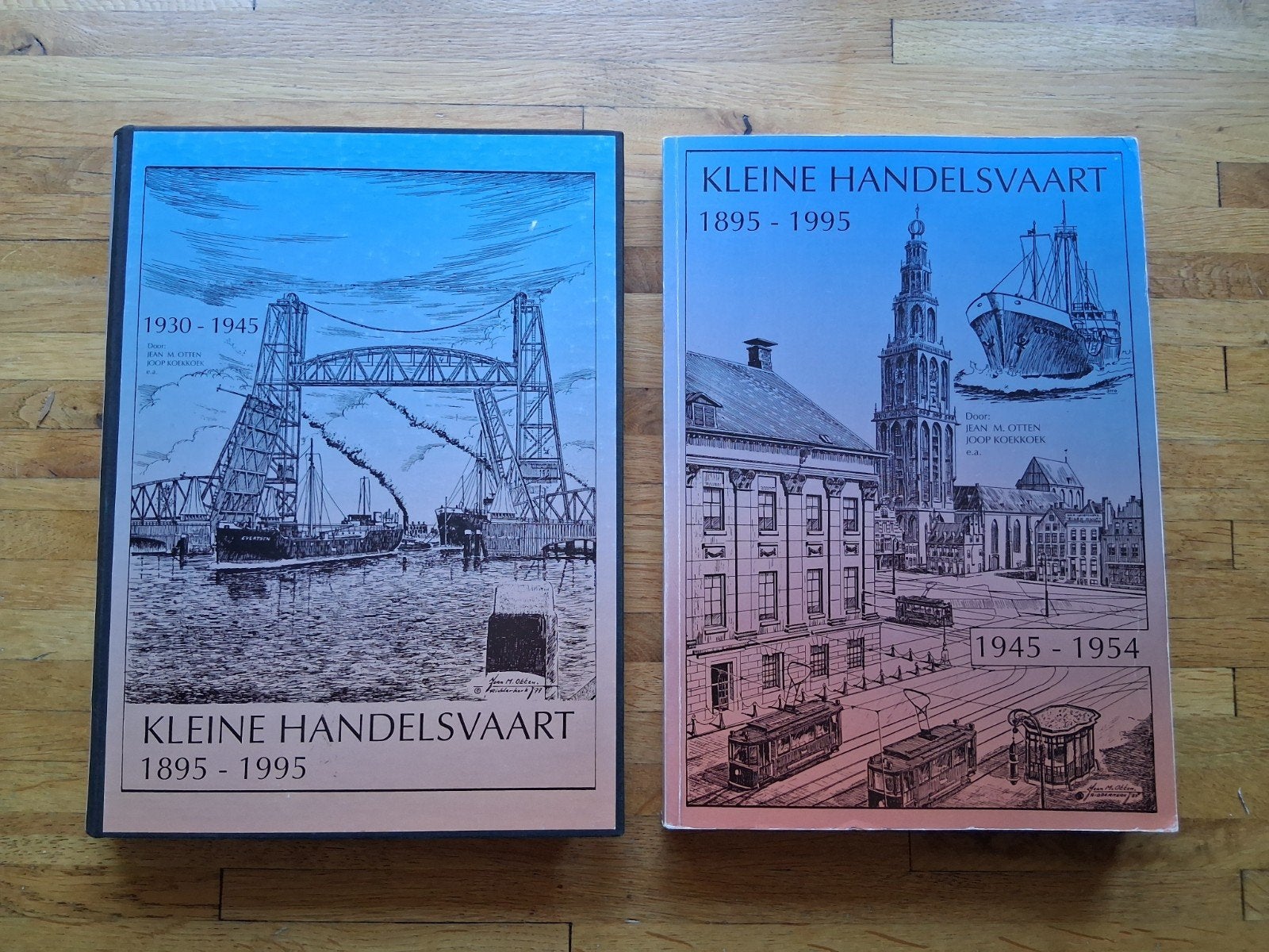 2 boeken kleine handelsvaart geschiedenis fotoboek informati, Ophalen of Verzenden, Zo goed als nieuw