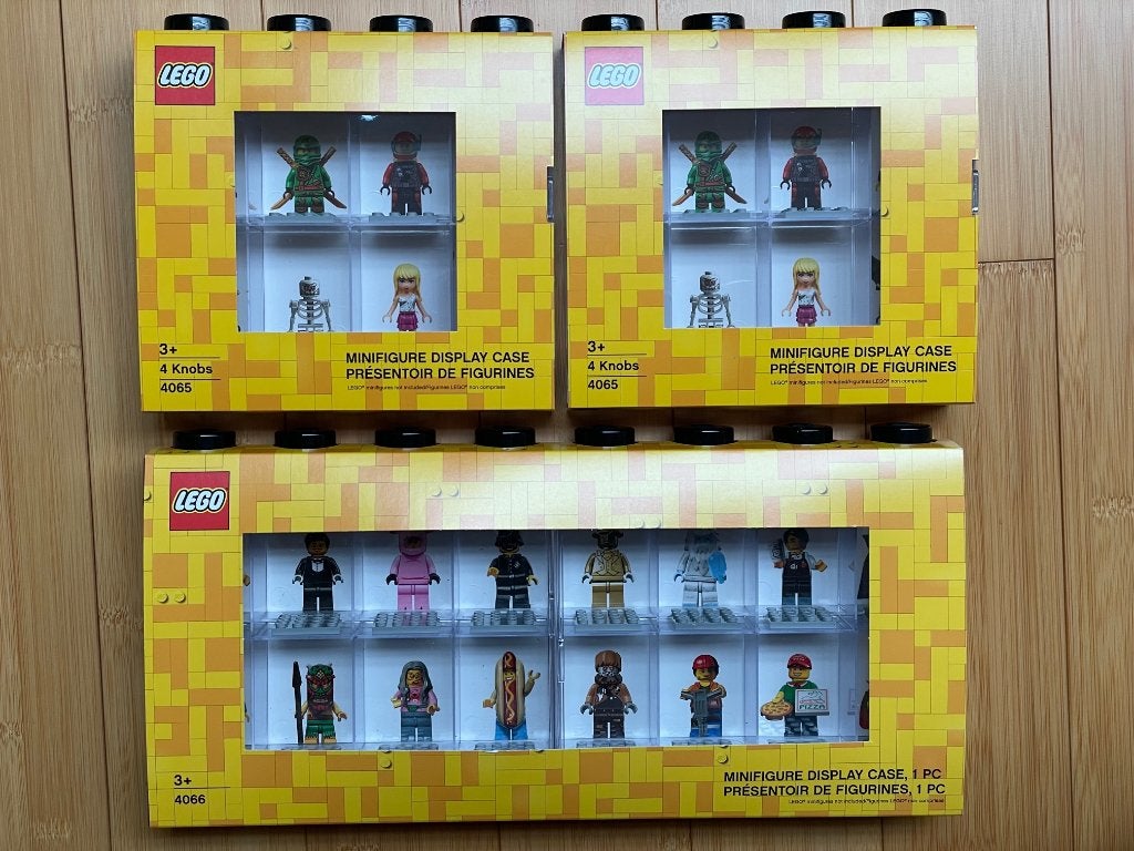 LEGO 4065: Displaydoos minifiguren 8 – zwart, Overige thema's, Lego, Accessoire, Nieuw