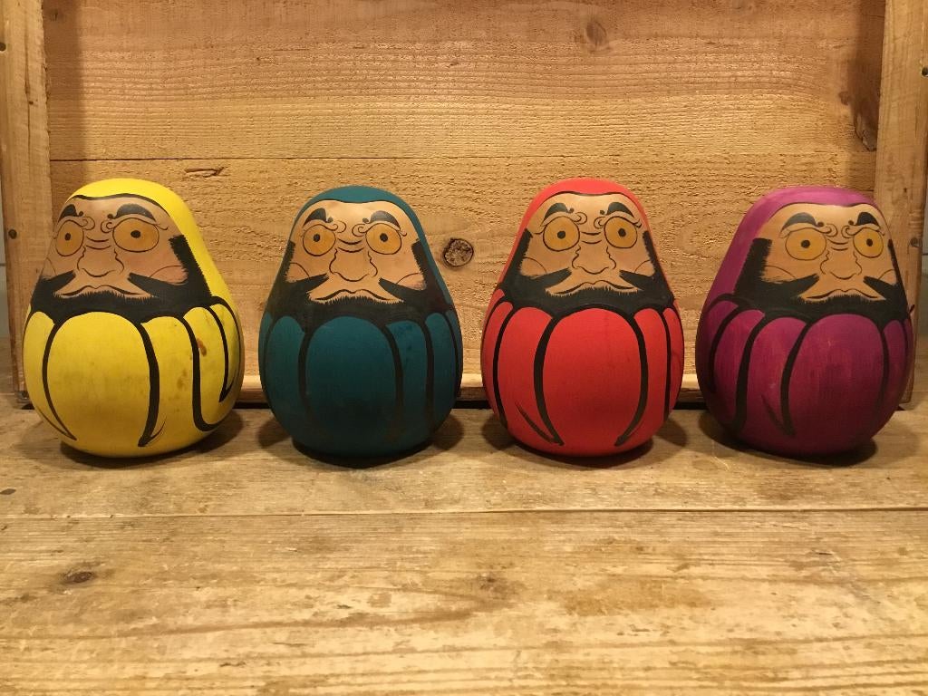 Vintage Japanse kokeshi poppen (€45 p/s incl. verzending), Antiek en Kunst, Verzenden