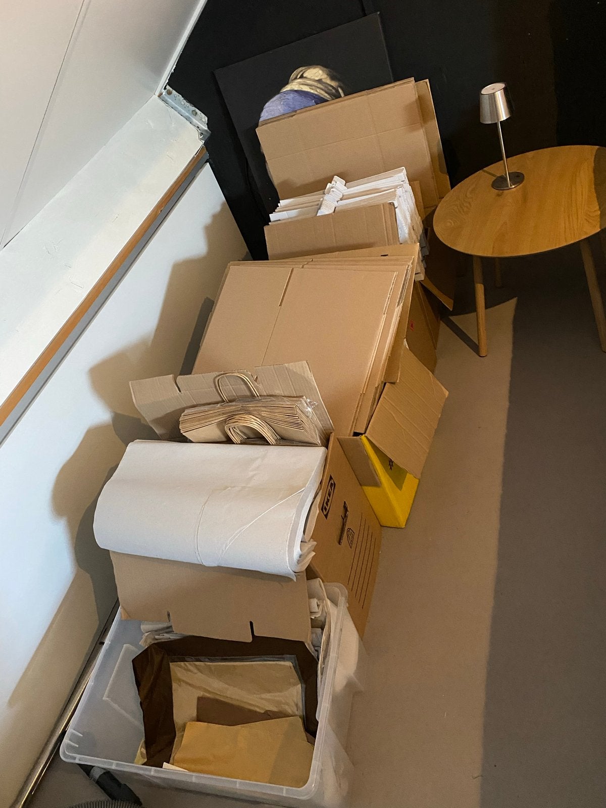 Diverse Verpakkingsmaterialen: Dozen, Zakjes, Papier, Ophalen