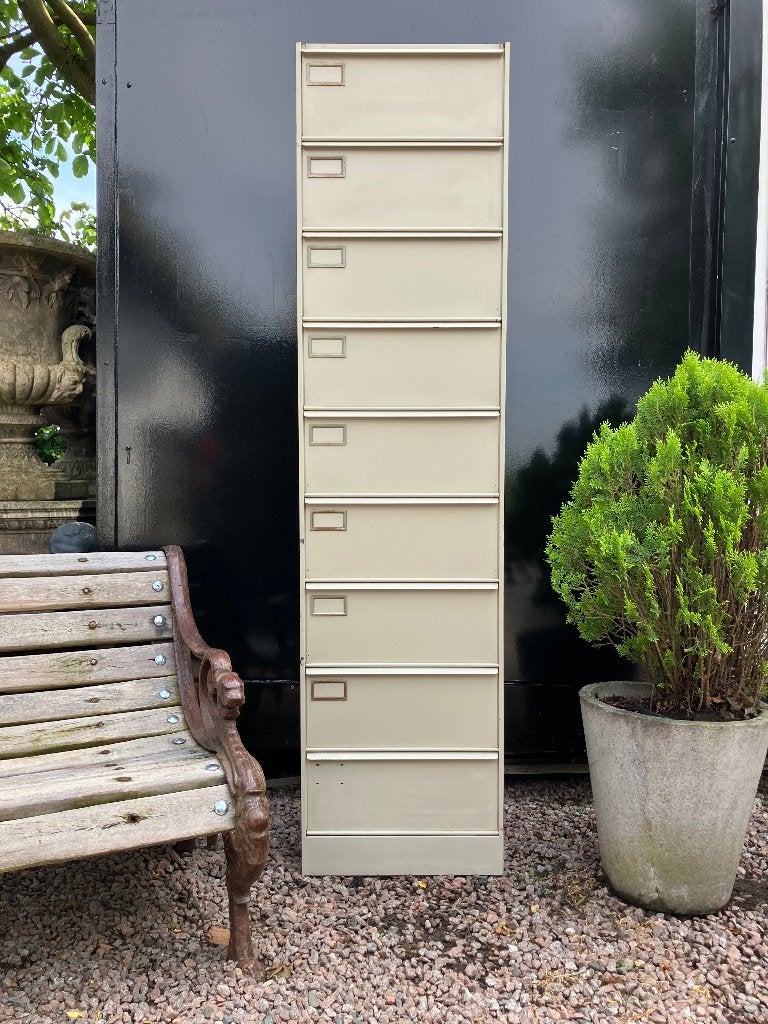 Vintage kleppenkast jaren ‘60, Ophalen, Minder dan 50 cm, Gebruikt, Metaal