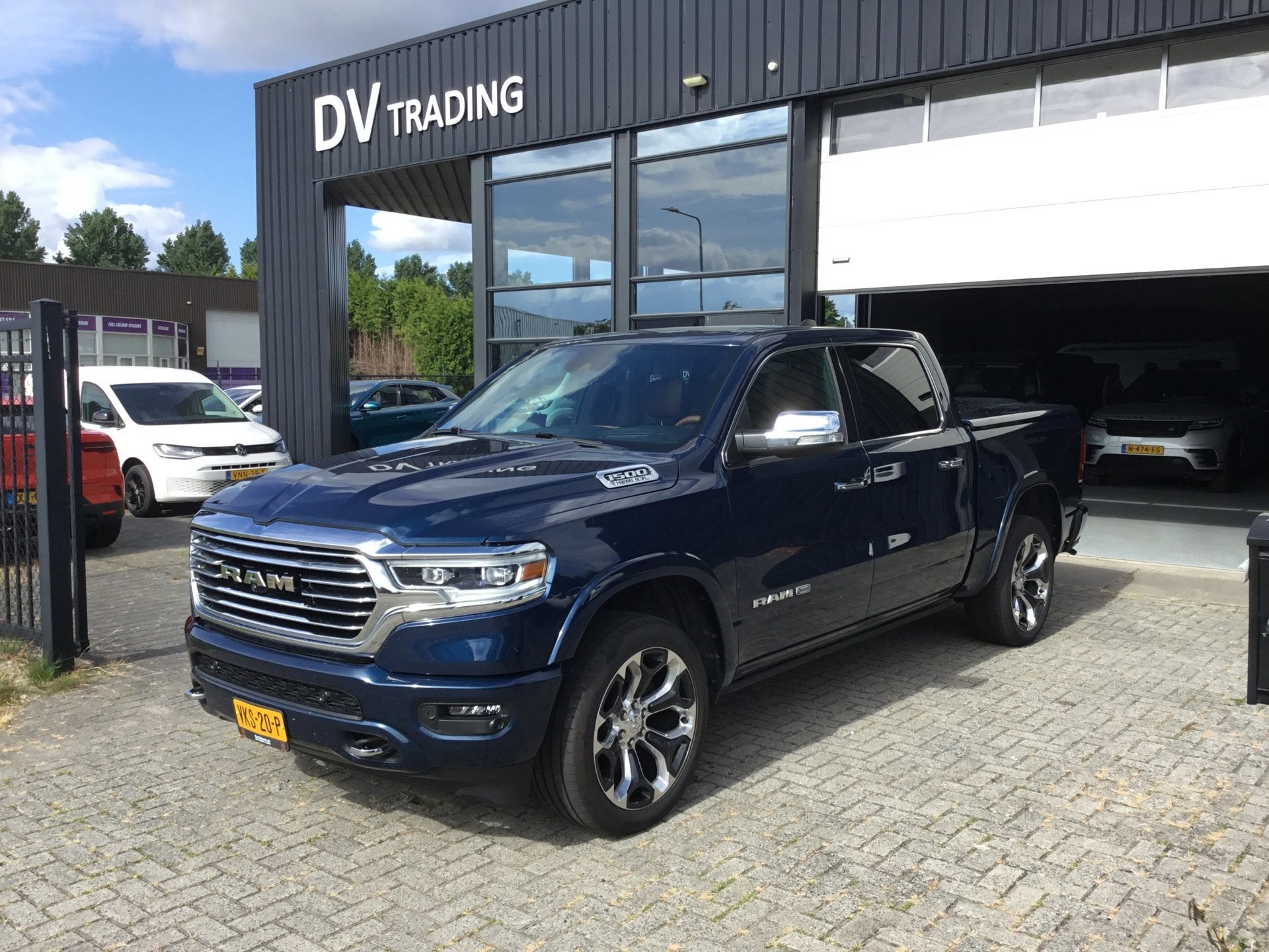 Ram RAM 1500 LONGHORN LIMITED EDITION, Auto's, Jeep, Automaat, Dealer onderhouden, Blauw, Vierwielaandrijving