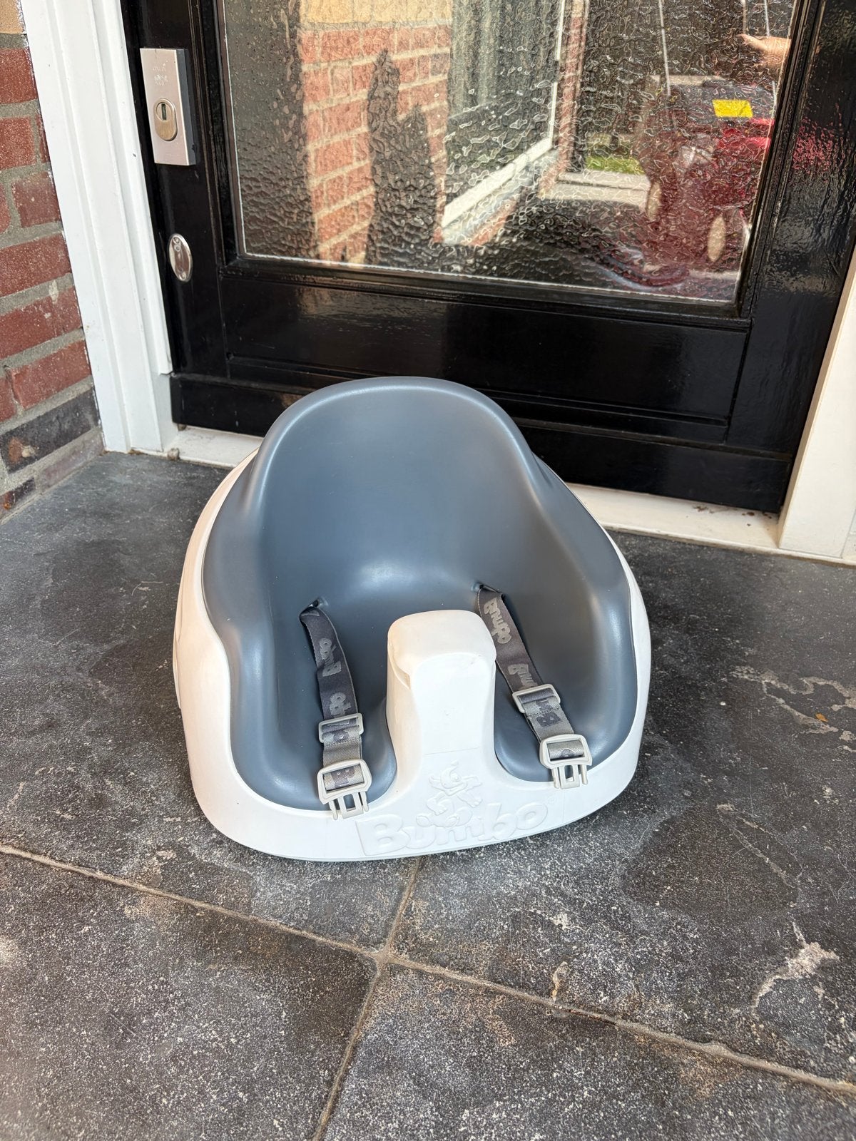Bumbo Multi Seat Grijs - 3-in-1 Babyzitje met Eetblad, Ophalen, Zo goed als nieuw, Overige typen, Afneembaar eetblad