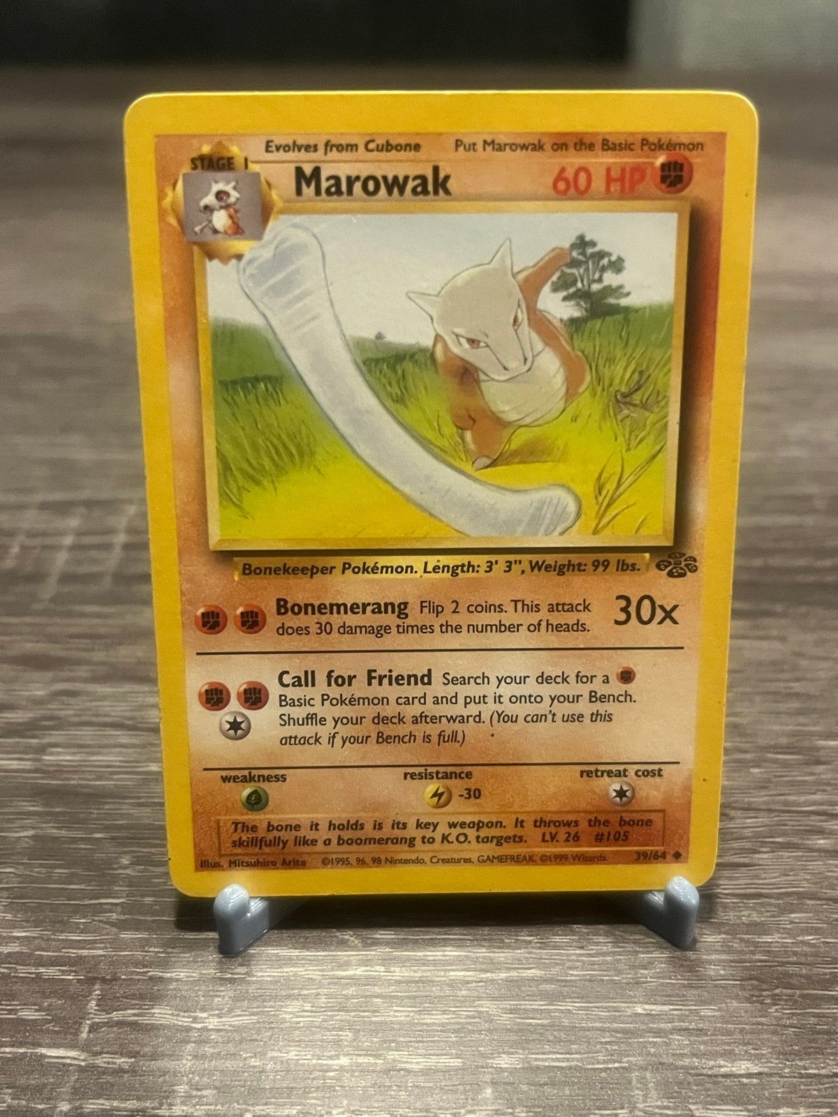 Marowak (39/64) - Jungle - EX, Ophalen of Verzenden, Gebruikt, Losse kaart