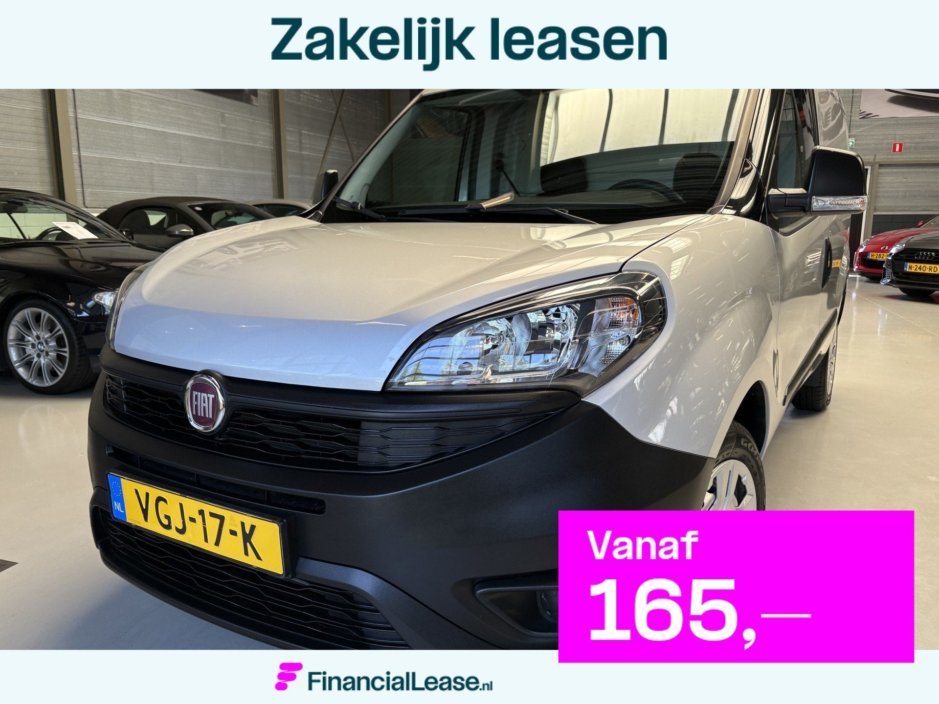 Fiat Doblò Cargo 1.3 MJ L1H1 Airco, Nieuwstaat Citan, Caddy, Voorwielaandrijving, Stof, Gebruikt, 4 cilinders