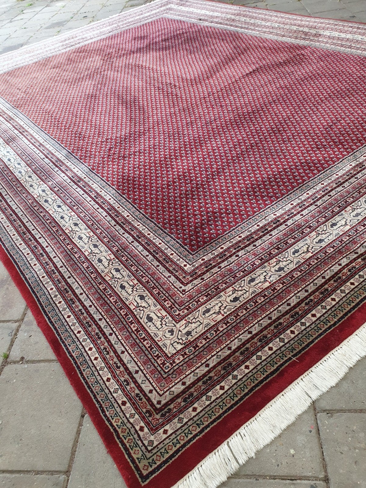 HELAAS VERKOCHT  Perzisch tapijt 410x295 cm. Mir, Huis en Inrichting, 200 cm of meer, Ophalen of Verzenden, Zo goed als nieuw
