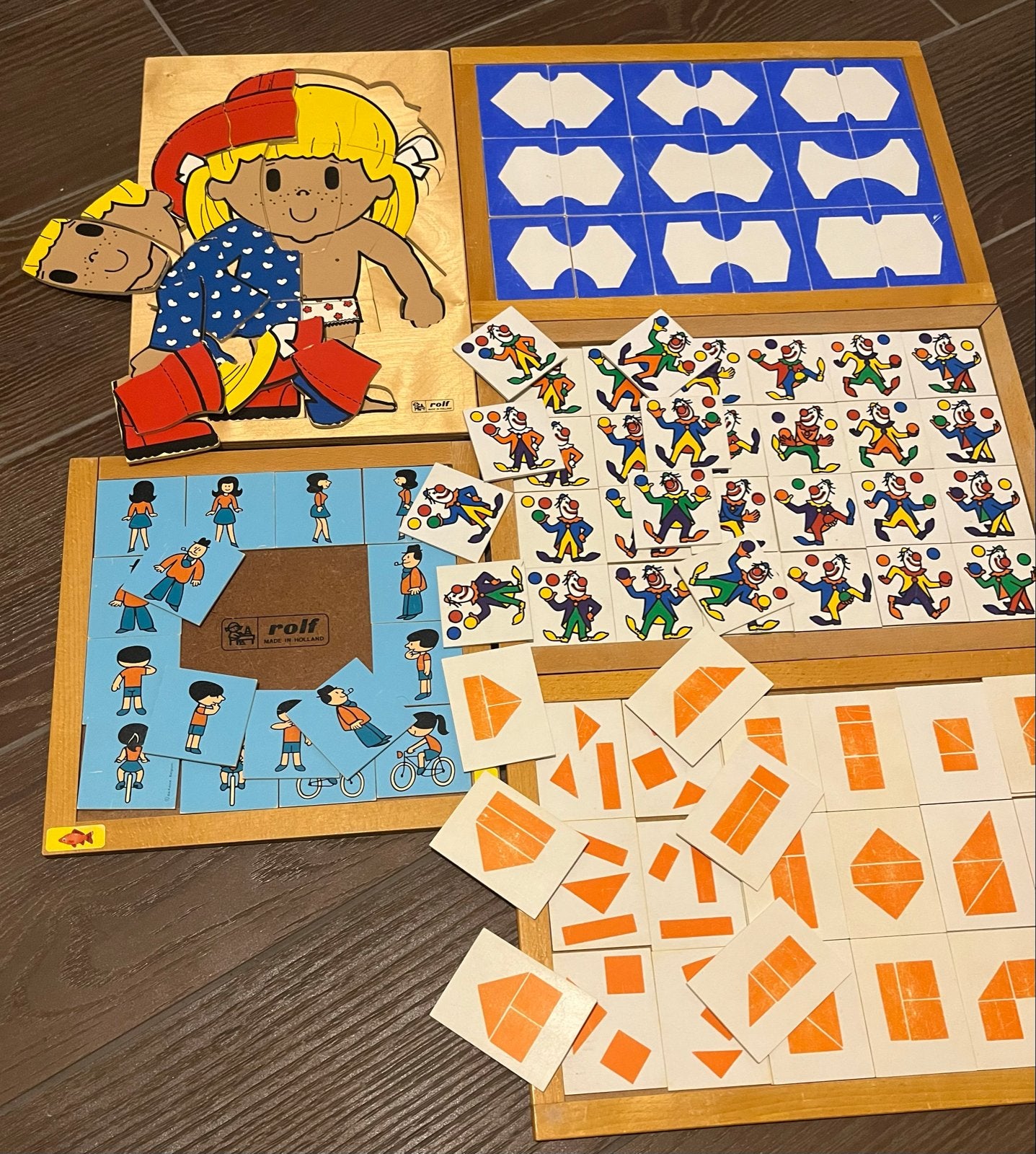 Rolf en soort gelijk puzzels - Educatief speelgoed, Kinderen en Baby's, 2 tot 4 jaar, Gebruikt, Van hout, Meer dan 50 stukjes