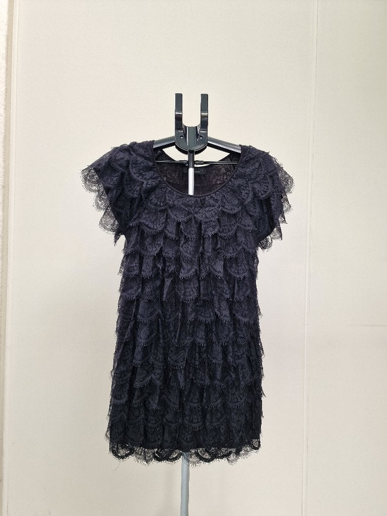 Twin Set jurk zwart kant kralen maat S/M, Maat 38/40 (M), Zwart, Ophalen of Verzenden, Zo goed als nieuw