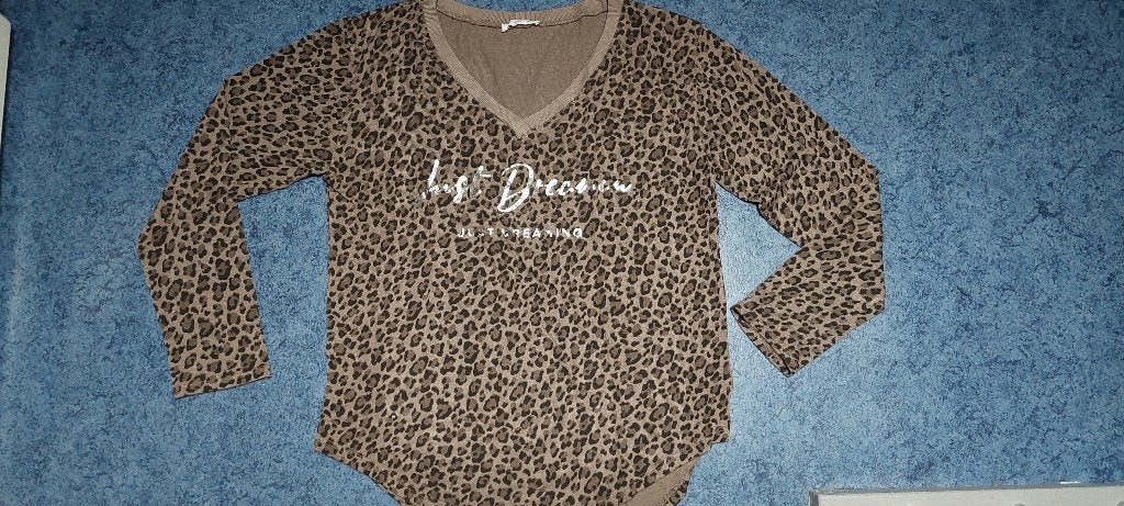 zwart/taupe panter print truitje mt.l 40/42 nieuw, Ophalen of Verzenden, Nieuw, Maat 38/40 (M), Zwart
