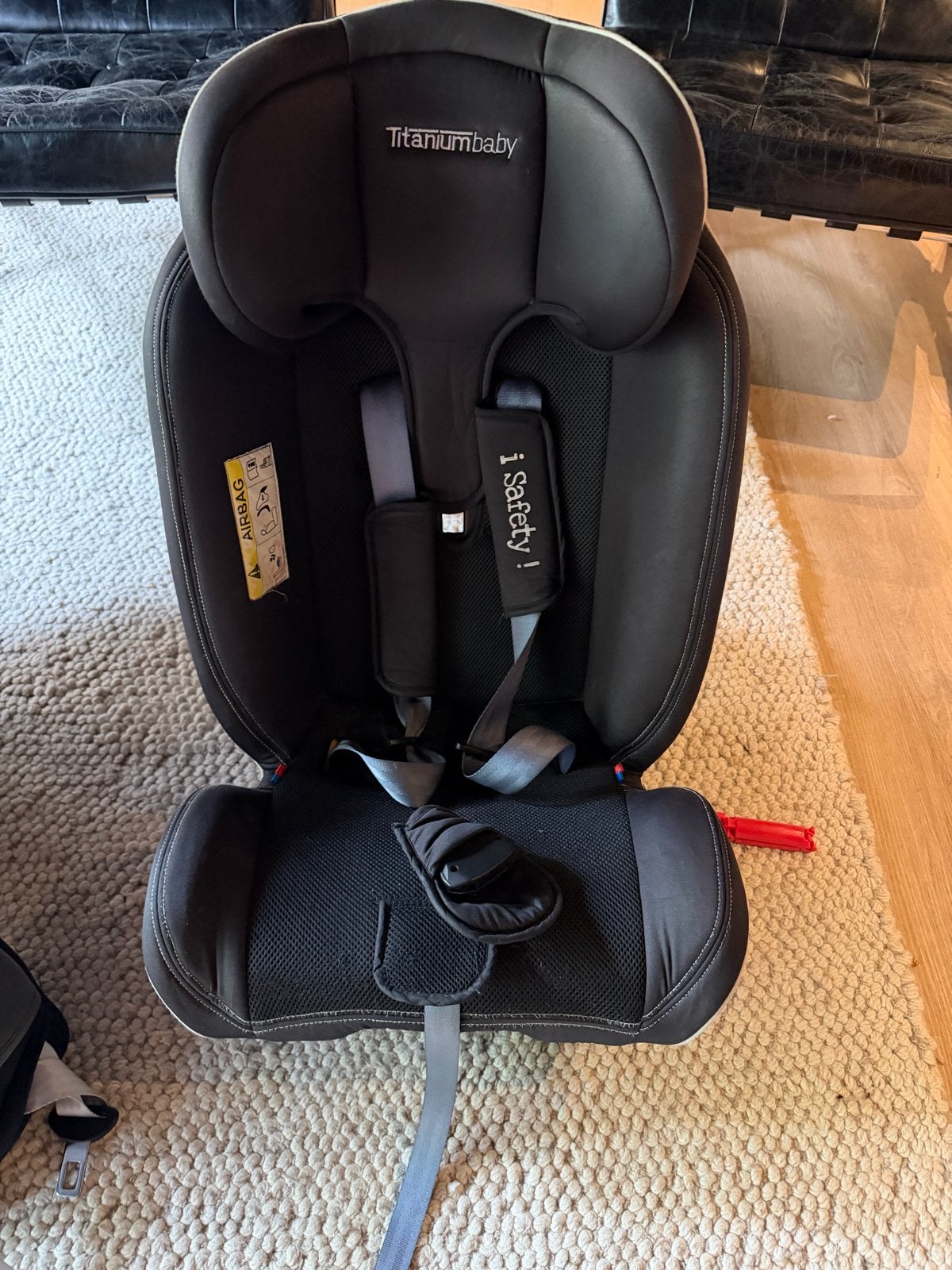Titaniumbaby Autostoel i Safety - Zwart, Zijbescherming, 9 t/m 36 kg, Ophalen, Overige merken