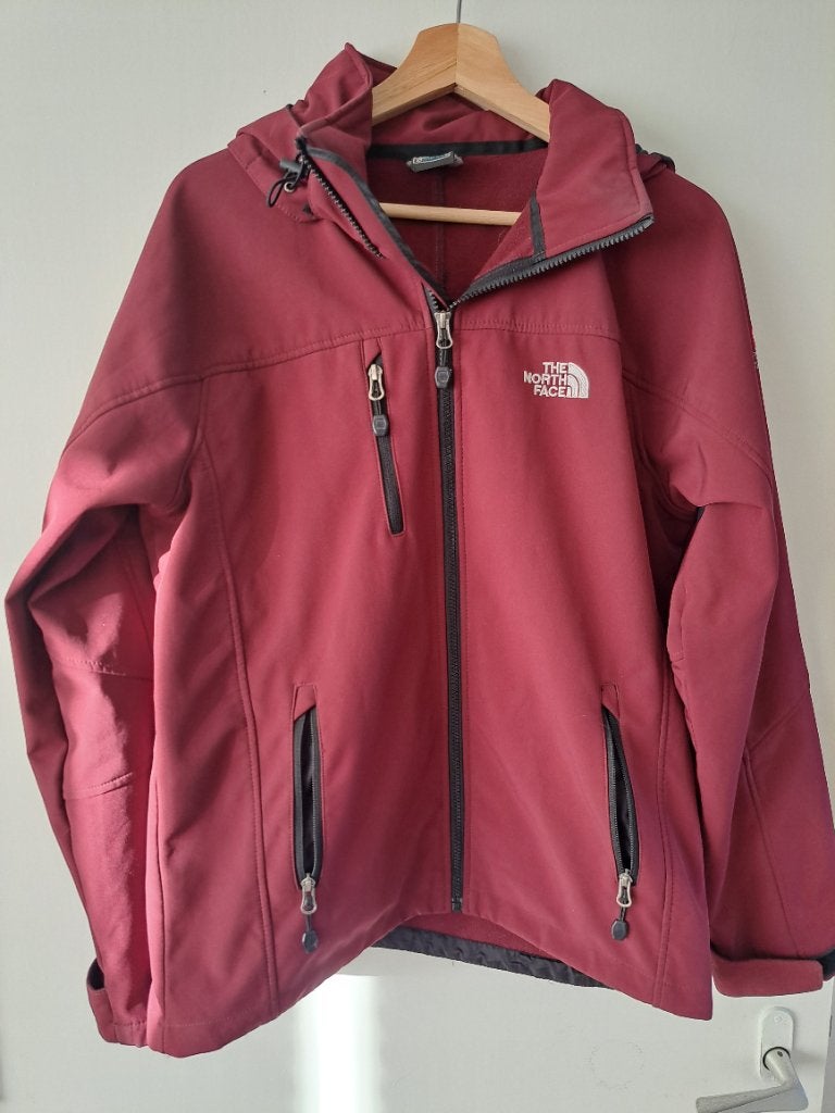 The North Face Softshell Jas - Maat L - Bordeaux, Kleding | Dames, Overige kleuren, Maat 42/44 (L), Ophalen of Verzenden, The North Face