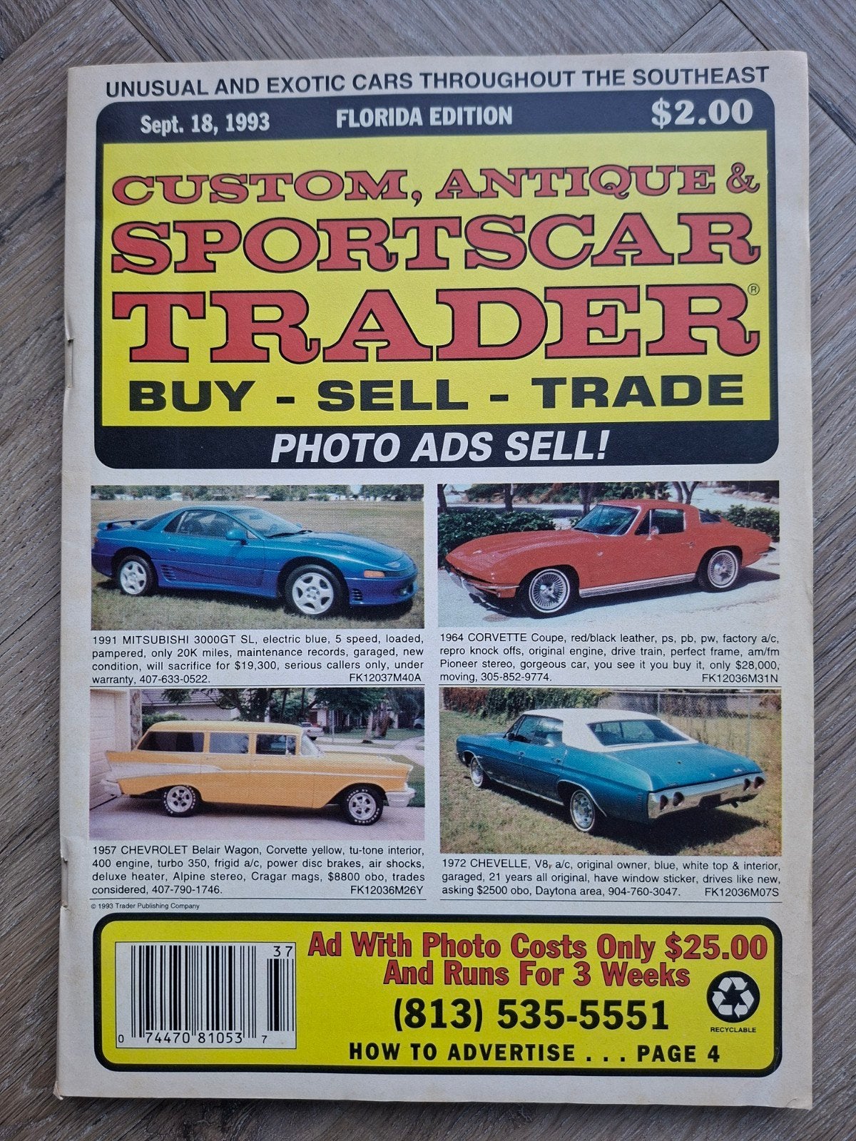 Custom, antiques & sportscars trader, Florida edition, Ophalen of Verzenden, Gelezen, Muziek, Film of Tv