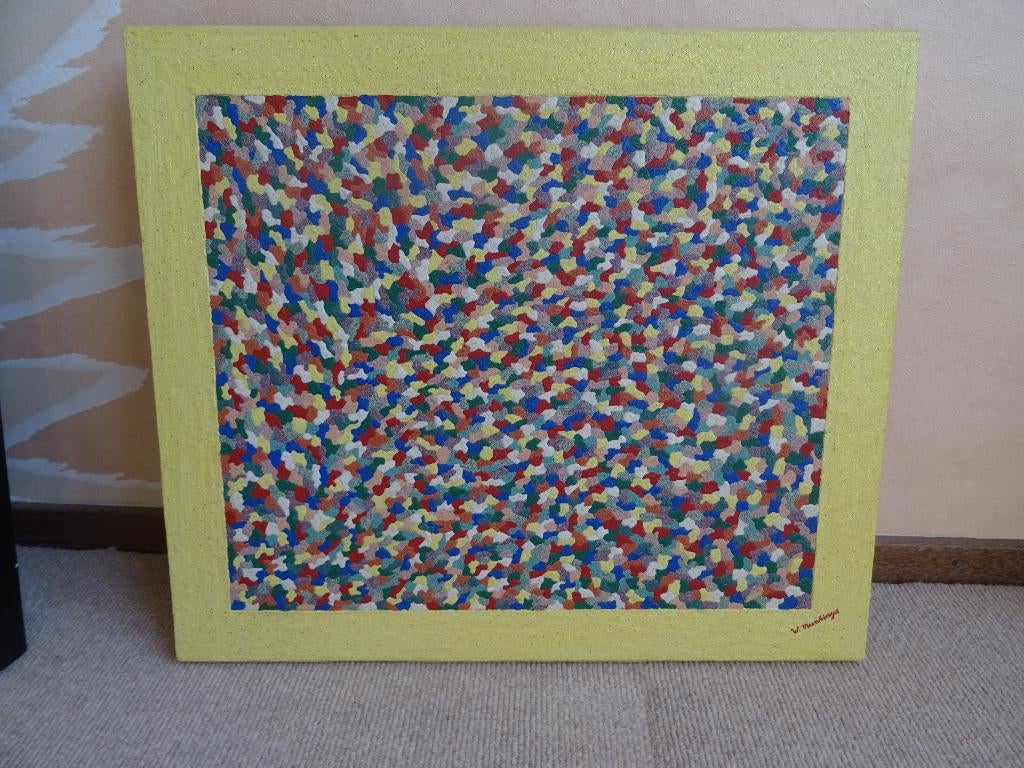 Schilderij "mozaiek", Ophalen