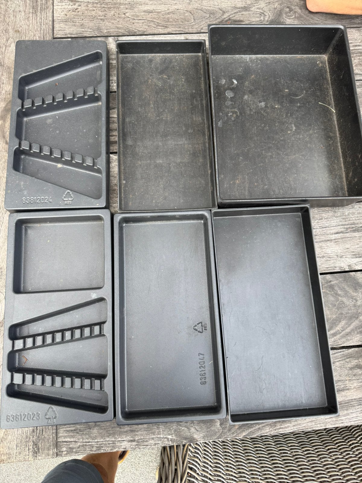 6 Stahlwille inlays / bakken tbv gereedschapskar, Minder dan 35 cm, Minder dan 50 cm, Ophalen of Verzenden, Zo goed als nieuw