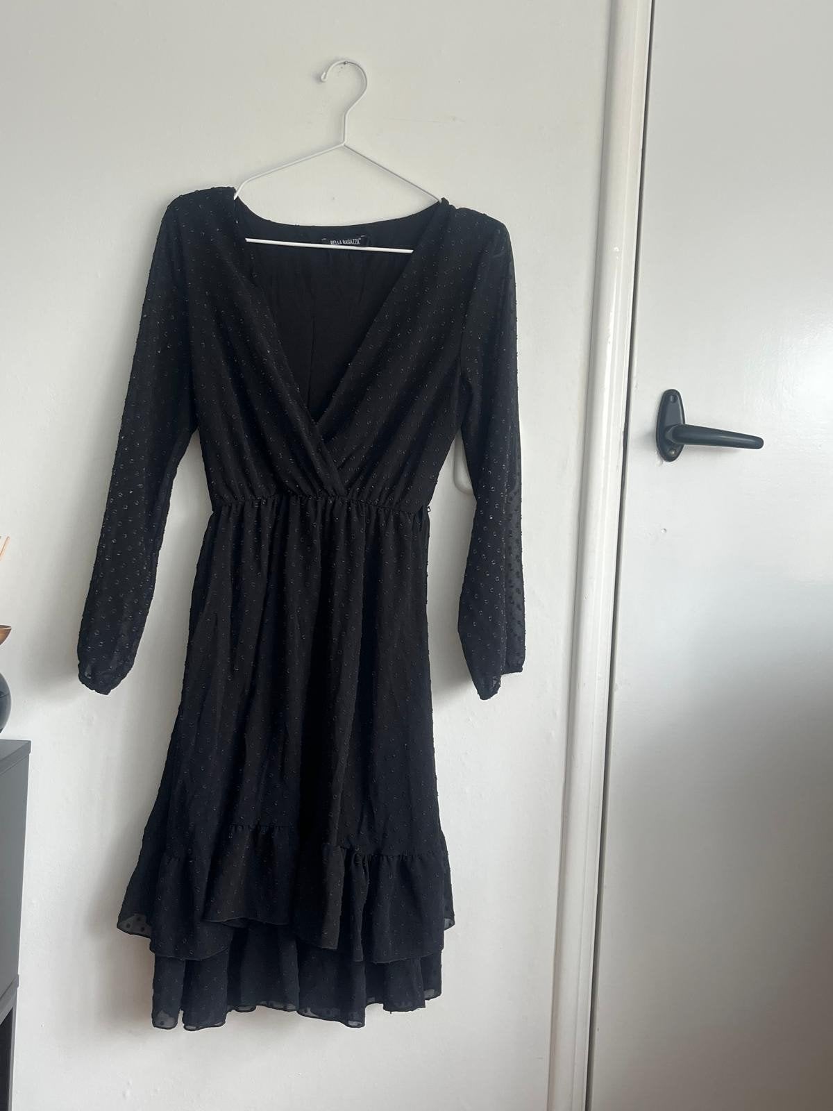zwarte jurk M, Maat 38/40 (M), Bella Ragazza, Zwart, Ophalen of Verzenden