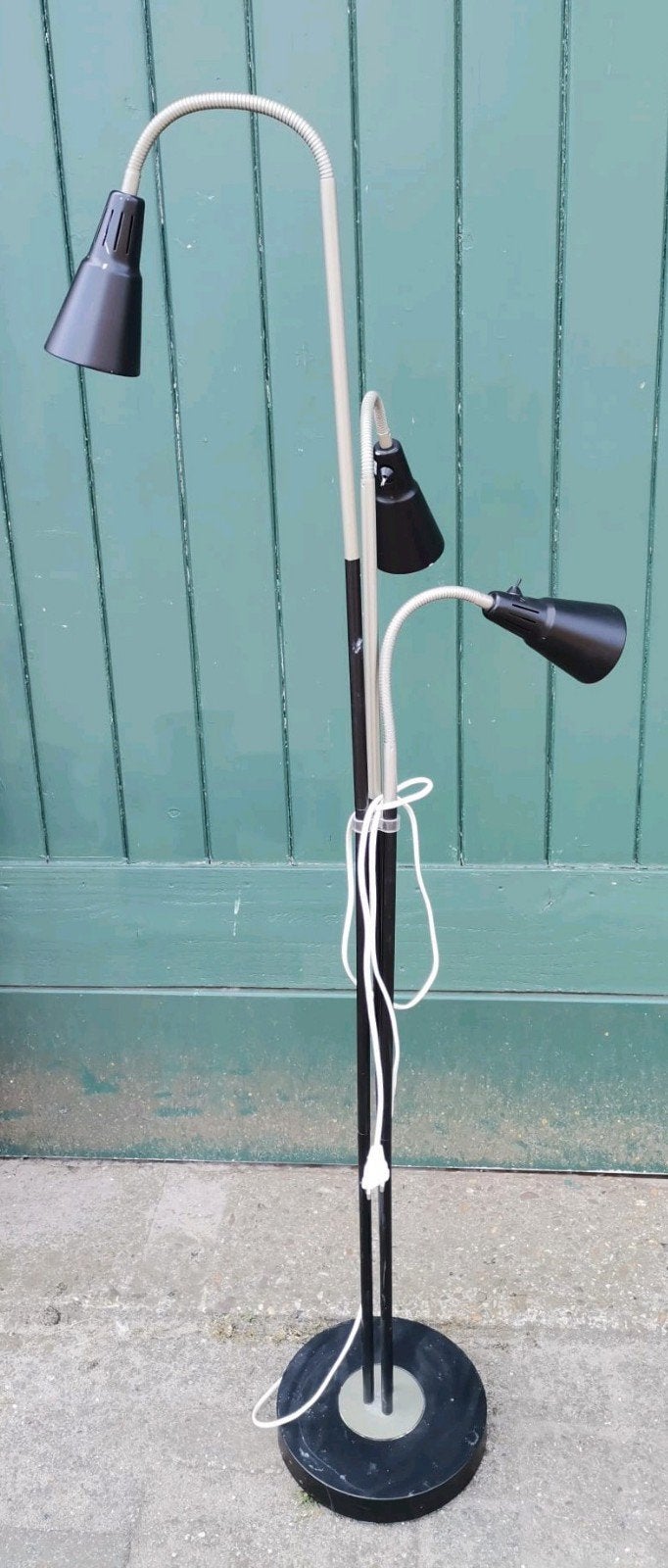 Vintage IKEA Kvart vloerlamp met 3 spots, minimalistisch, ma, Ophalen, Gebruikt, E27 (groot), 150 tot 200 cm