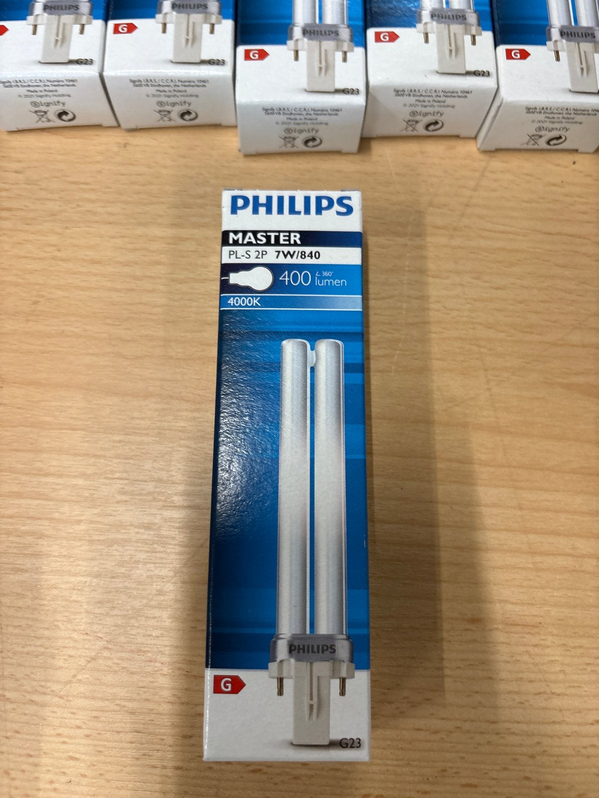 6x Philips Master PL-S 2P 7W/840  (4000K, 400 lumen), Ophalen of Verzenden, Nieuw