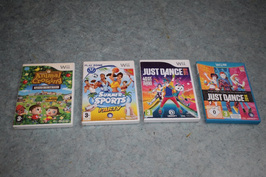 Lot 4 Nintendo Wii Just Dance spel, Muziek, Ophalen of Verzenden, Zo goed als nieuw, 3 spelers of meer