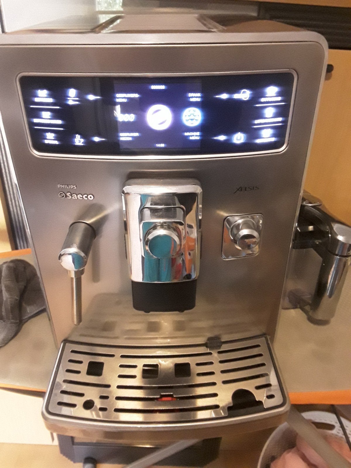 Philips Saeco Xelsis HD8944/01 Volautomatische Espresso., Witgoed en Apparatuur, Koffiezetapparaten, Ophalen, Gebruikt, Espresso apparaat