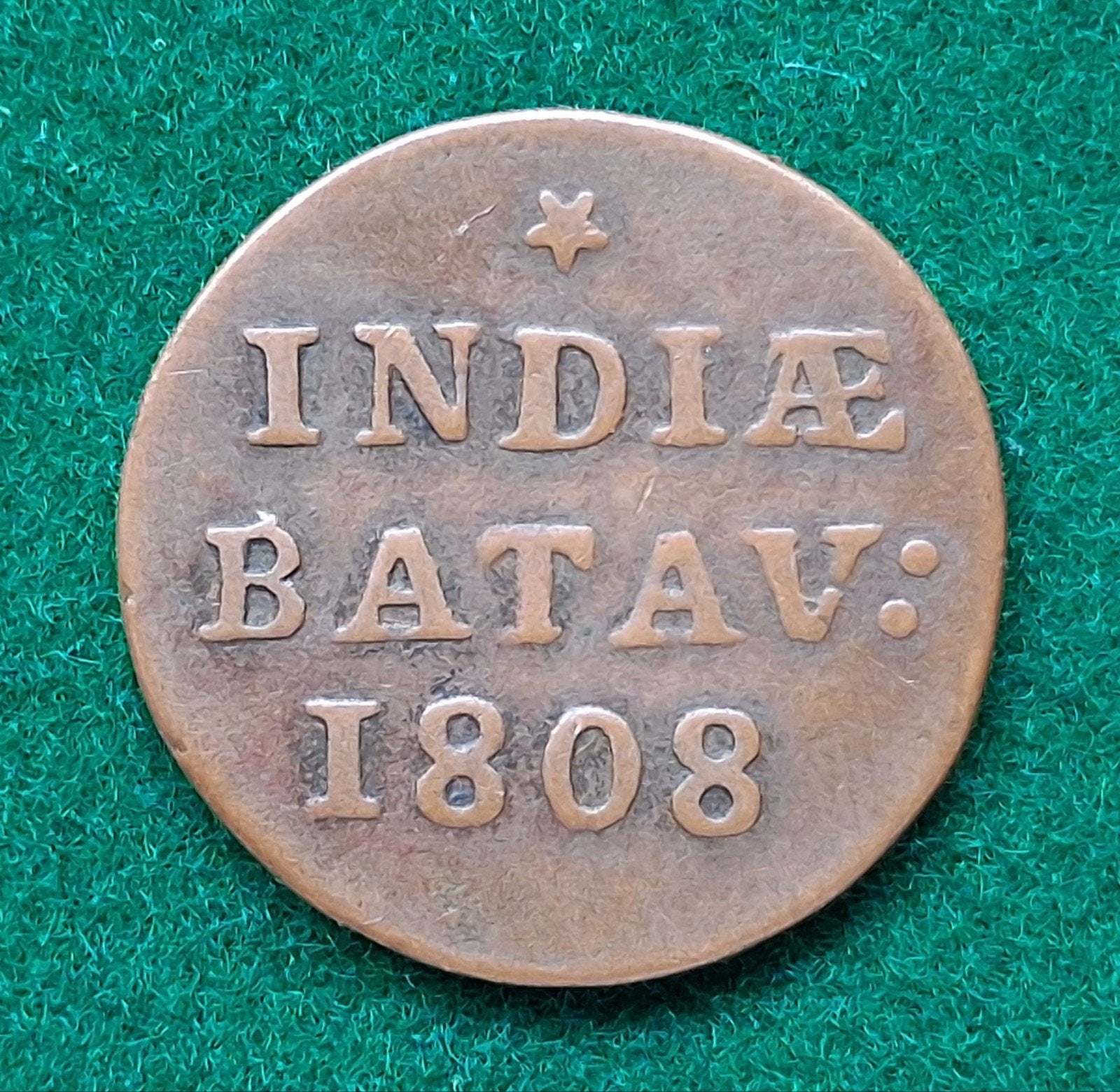 1/16 gulden 1808 Nederlands Indië Batavia, Postzegels en Munten, Munten | Nederland, Ophalen of Verzenden, Vóór koninkrijk