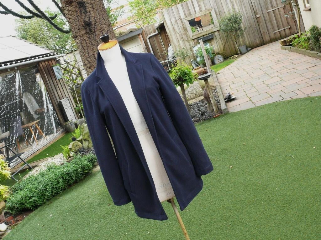 FLAME donker blauw jasje maat S als nieuw, Kleding | Dames, Blauw, Flame, Ophalen of Verzenden, Zo goed als nieuw