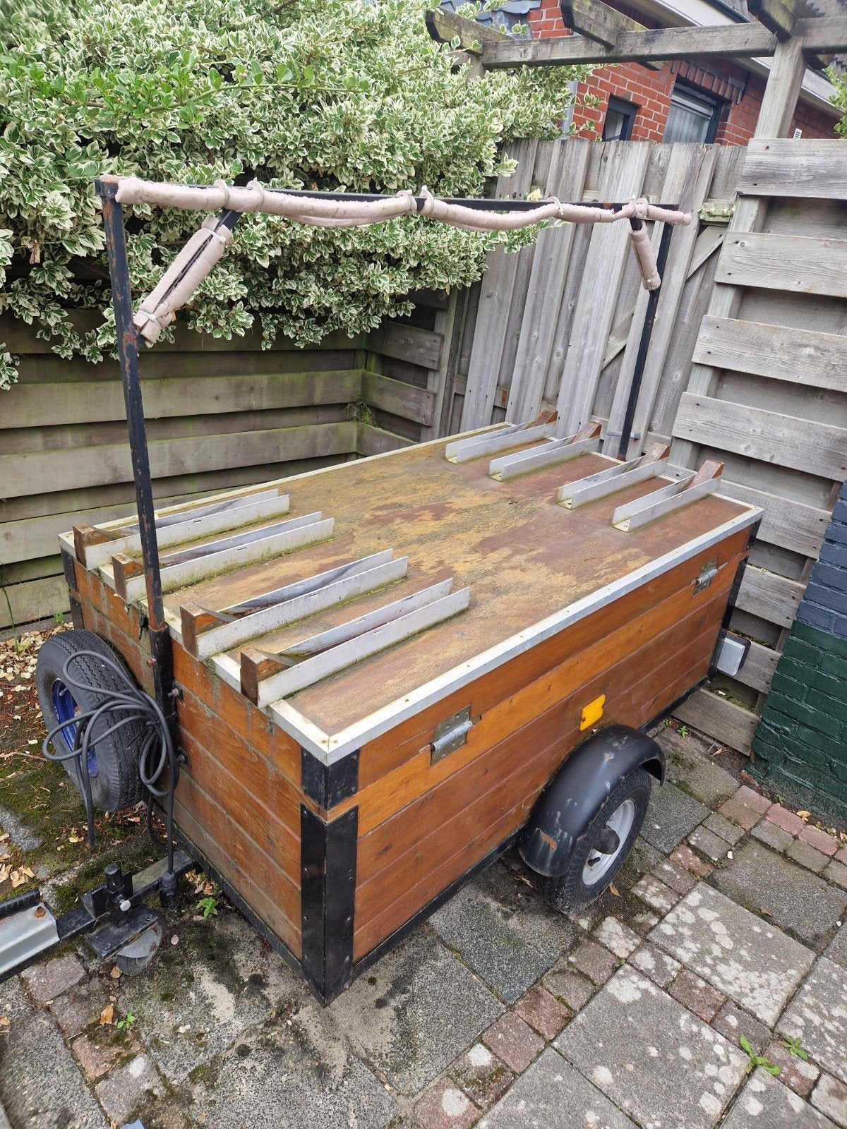 Aanhanger incl fietsenrek, Ophalen, Gebruikt, Bagagekar, 80 kg of meer