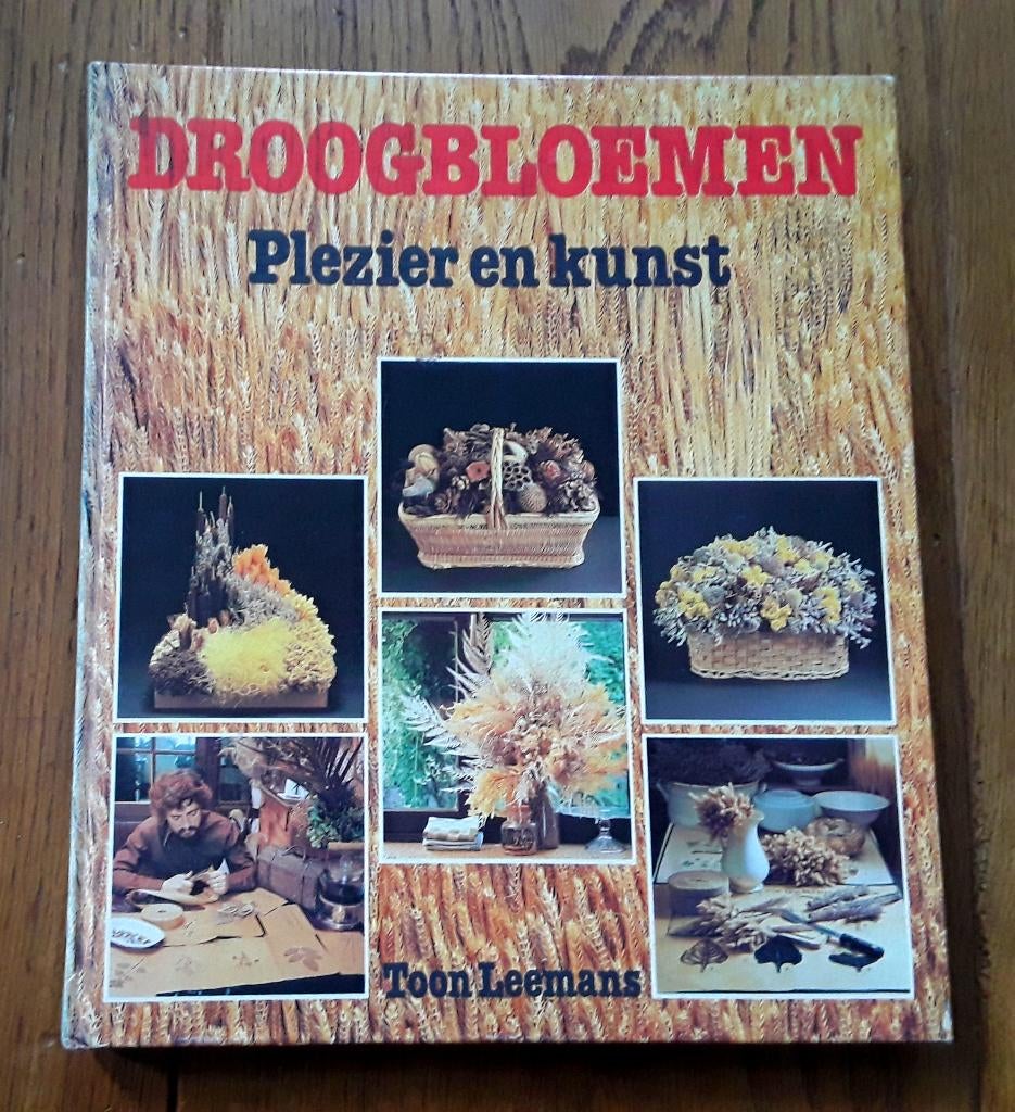 Droogbloemen - plezier en kunst - door Toon Leemans, Ophalen of Verzenden, Gelezen, Toon Leemans, Bloemschikken, Groendecoratie
