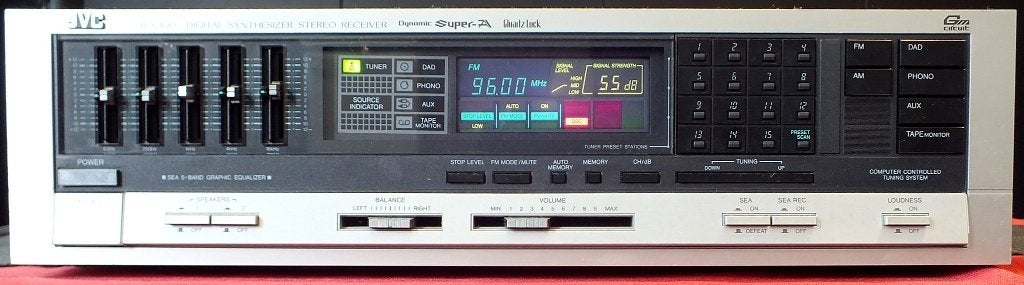 JVC R-X300 Receiver, Ophalen, Gebruikt, JVC, Minder dan 60 watt