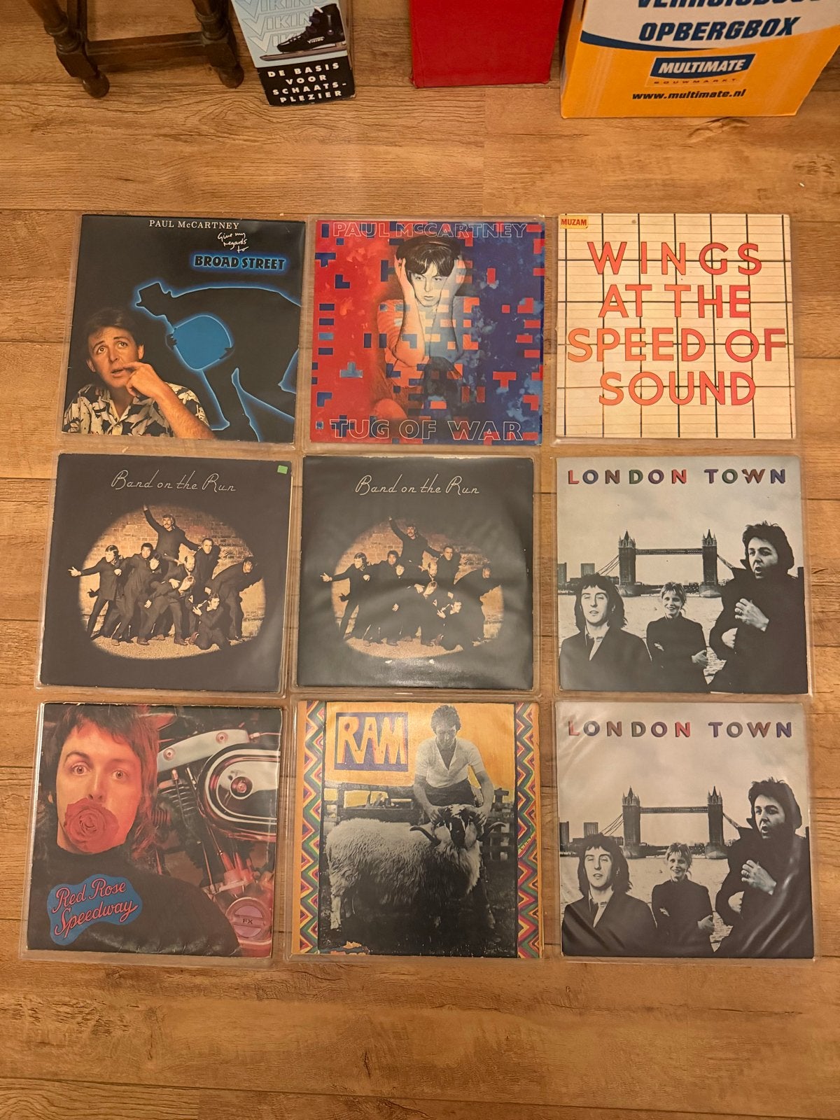Paul McCartney & Wings LP collectie (9 stuks), Ophalen, LP, Gebruikt, Pop