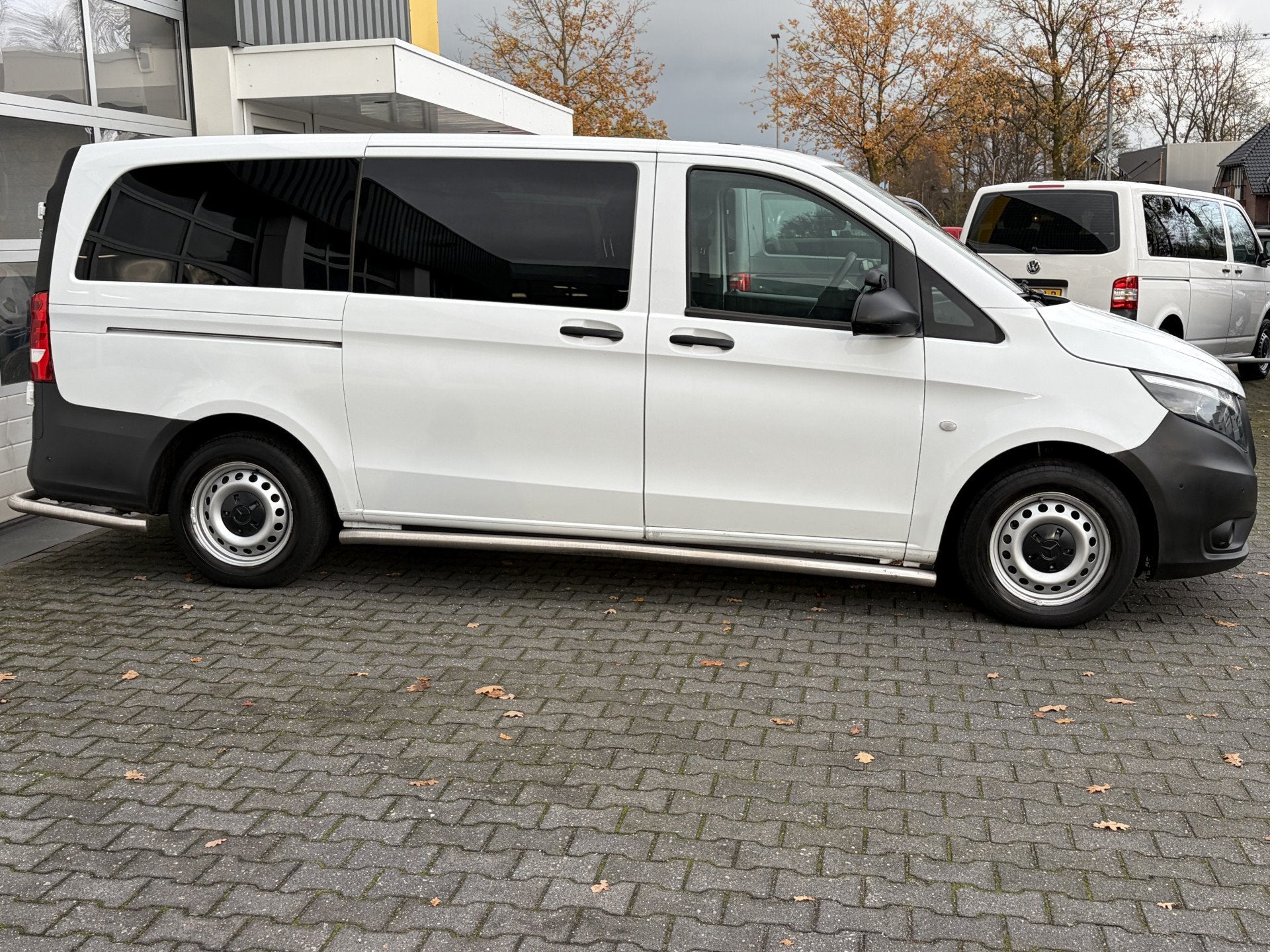 Mercedes-Benz Vito Tourer 116 CDI Pro Lang Airco Cruise cont, Auto's, Mercedes-Benz, Automaat, Gebruikt, 2000 kg, Wit