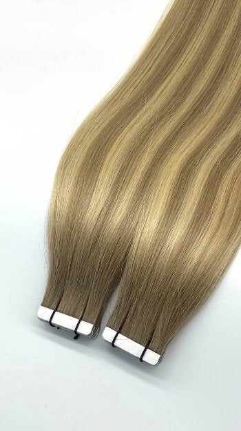 Tape extensions 100% human remy hair. Verschillende kleuren, Verzenden, Nieuw, Pruik of Haarverlenging