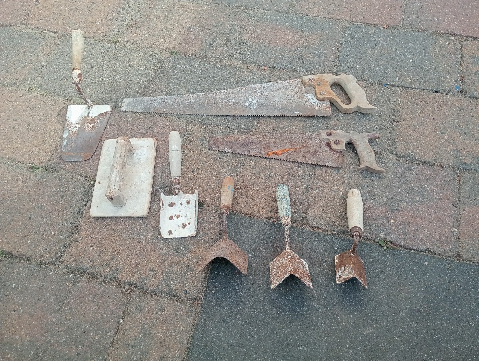Oude stukadoors gereedschap, Ophalen of Verzenden, Gebruikt, Zaag