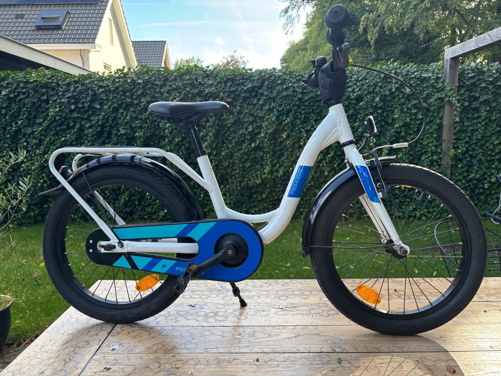 Pegasus Prima kinderfiets 18 inch - Gebruikt, Fietsen en Brommers, Ophalen, Gebruikt, Velgrem, 20 inch of meer