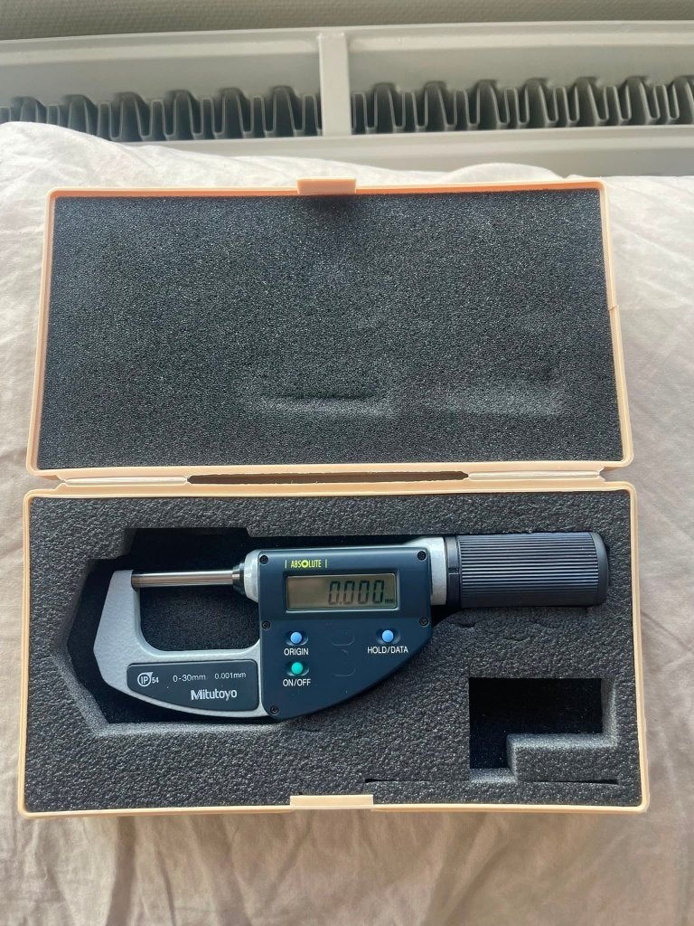 Mitutoyo Digitale Micrometer 293-666, Ophalen of Verzenden, Zo goed als nieuw, Afstand