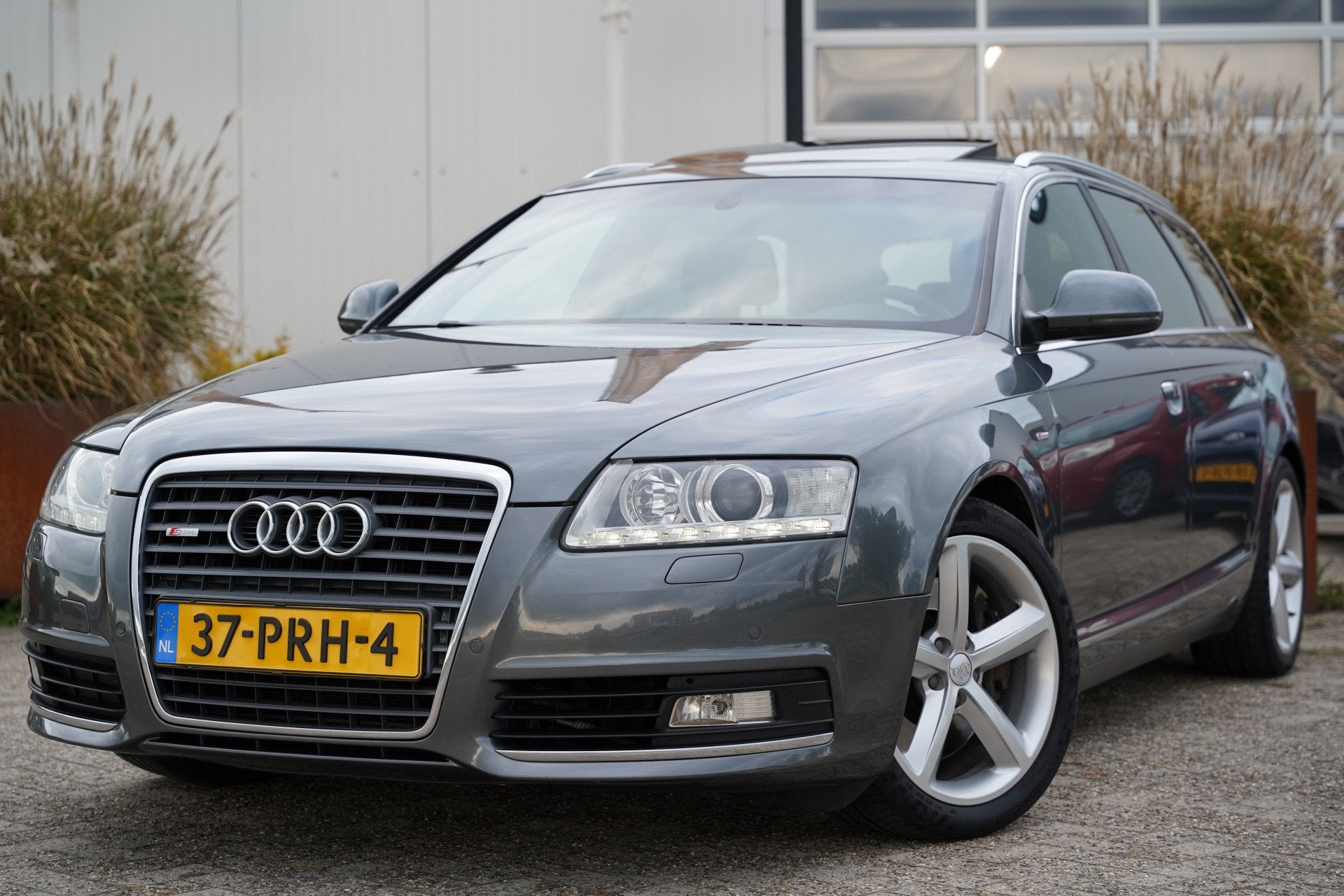 Audi A6 Avant 2.8 FSI Pro Line S 190pk | Audio-navigatie ful, Auto's, Euro 5, Gebruikt, Zwart, Leder en Stof