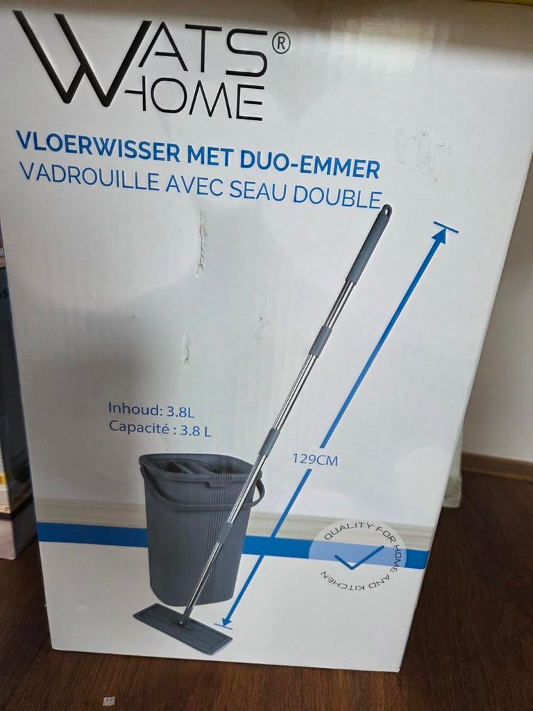 Wats Home vloerwisser met duo-emmer, Ophalen