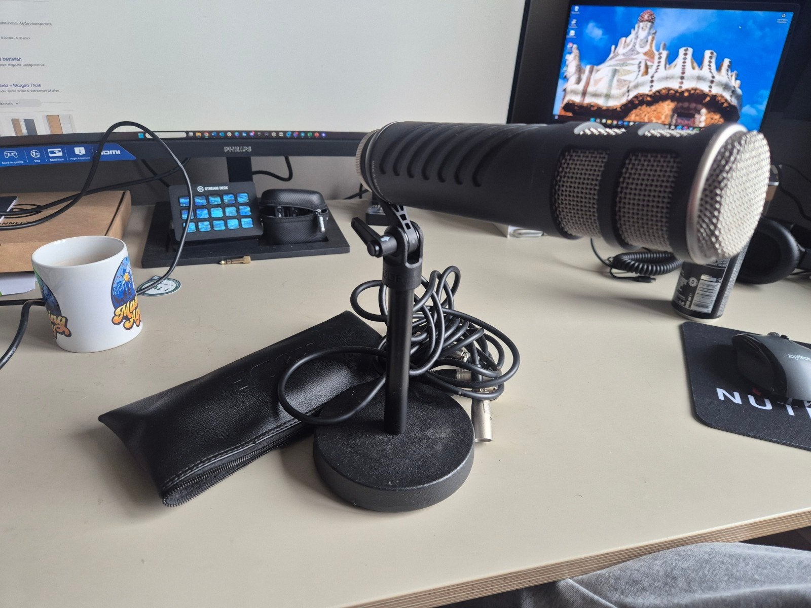 3x Procaster Professionele Studiomicrofoon met standaar, Ophalen of Verzenden, Zo goed als nieuw, Studiomicrofoon