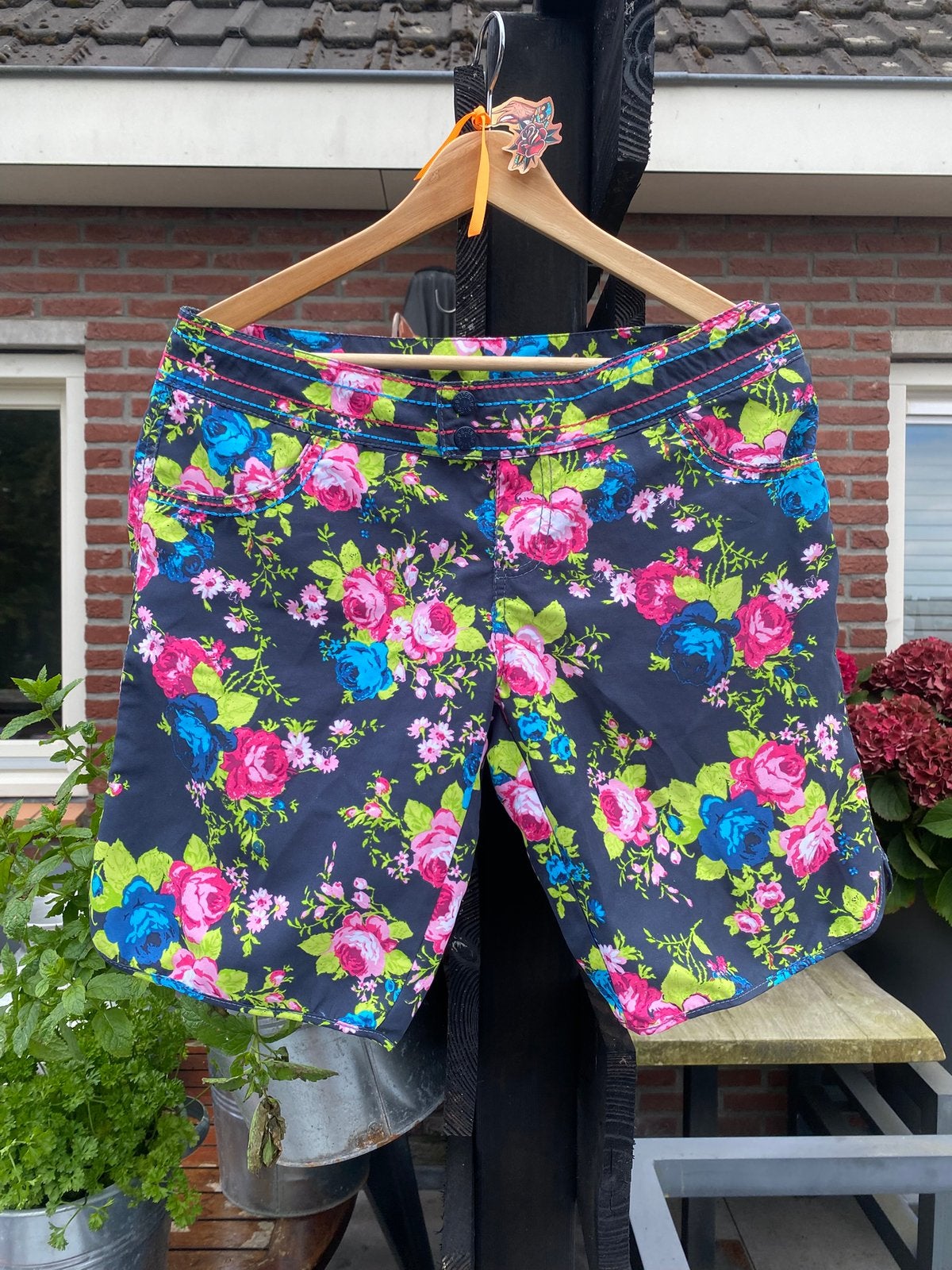O’Bleu Surfshort mt M, Kleding | Dames, Ophalen of Verzenden, Gedragen, Blauw, Overige typen