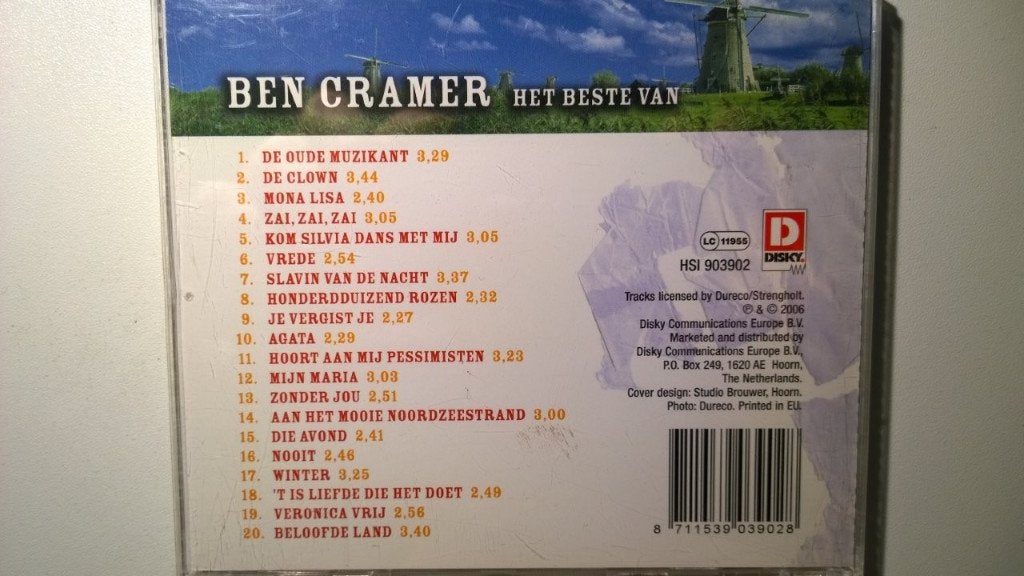 Ben Cramer - Het Beste Van, Ophalen of Verzenden, Zo goed als nieuw, Pop, Album