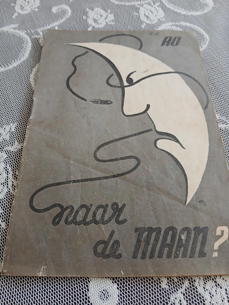 Naar de maan? Boekje AO reeks 1946 nr.22, Ophalen of Verzenden, Gelezen, Ing J.C. Alders