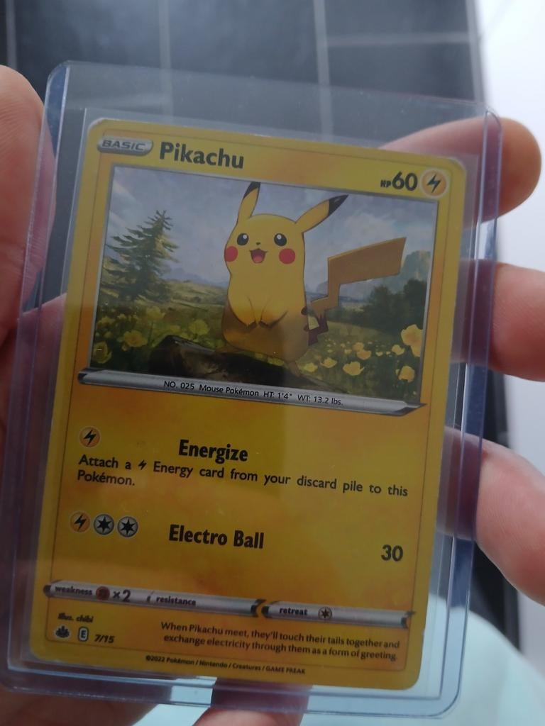 Pikachu Holo 2022 McDonald's Pokémonkaart - Played, Ophalen of Verzenden