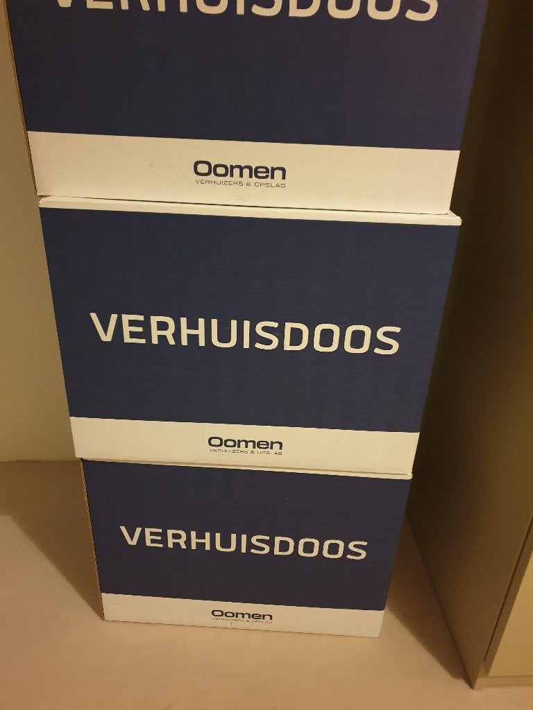Moving box, Ophalen, Opvouwbaar, Minder dan 50 cm, Minder dan 40 cm
