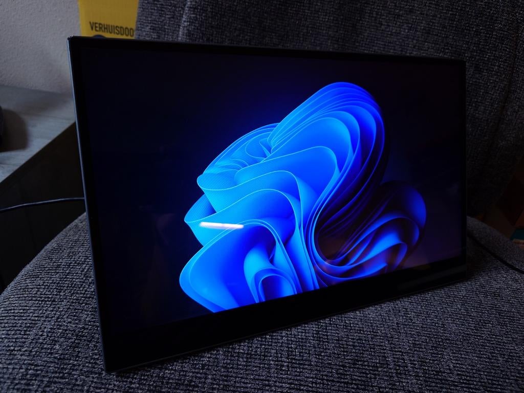 15.6 inch portable monitor 1080p, Computers en Software, Monitoren, Ophalen, Gebruikt, IPS, HDMI