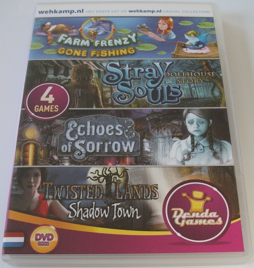 PC Game *** DENDA CASUAL COLLECTION *** 4-Games Pack, Puzzel en Educatief, 1 speler, Ophalen of Verzenden, Zo goed als nieuw