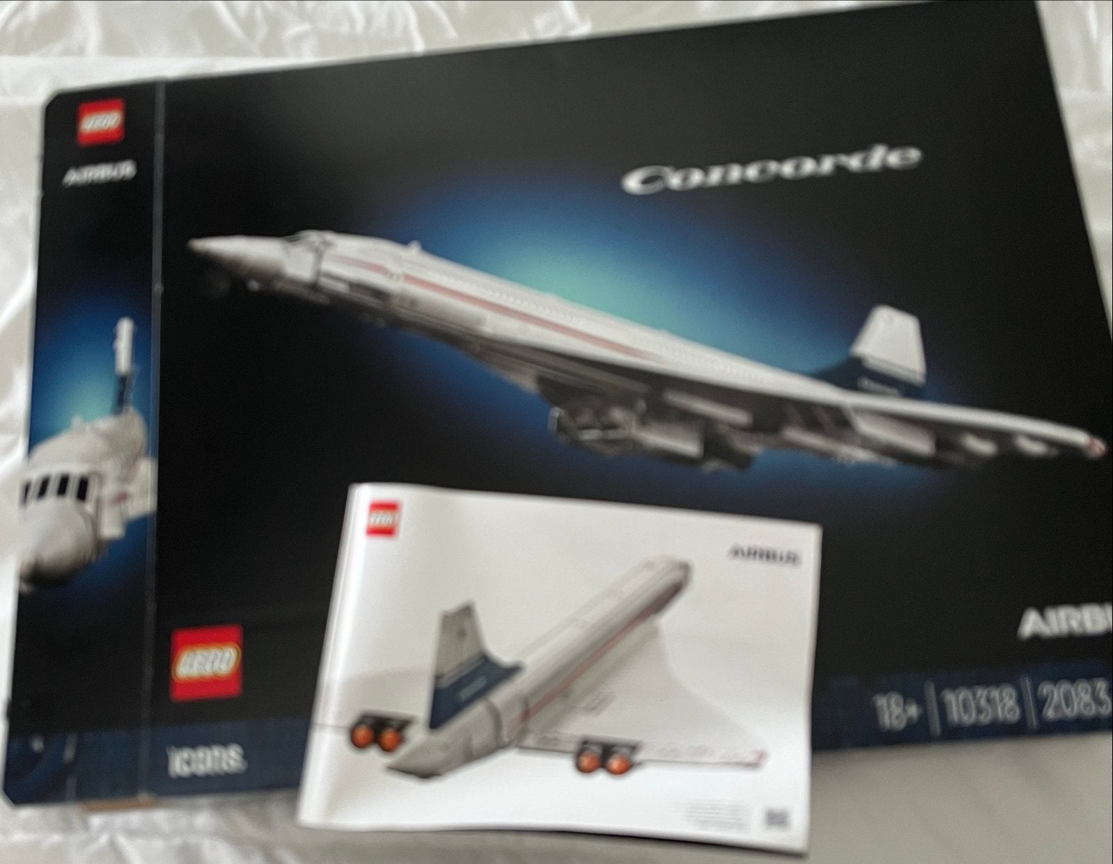 LEGO Icons Concorde 10318 - Zo goed als nieuw, Ophalen of Verzenden, Zo goed als nieuw, Overige merken