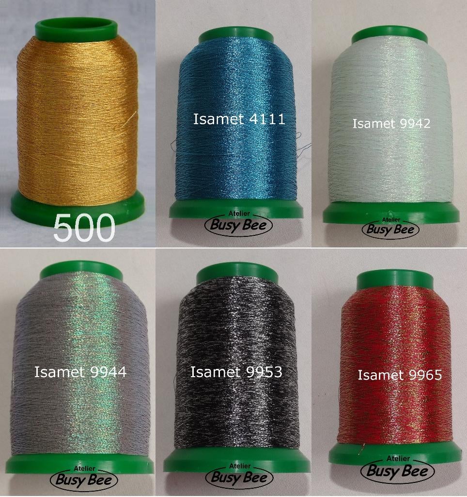 Metallic garen voor borduurmachine ISAMET 40, div. kleuren, Machineborduren, https://www.amann.com/company/location-contacts/