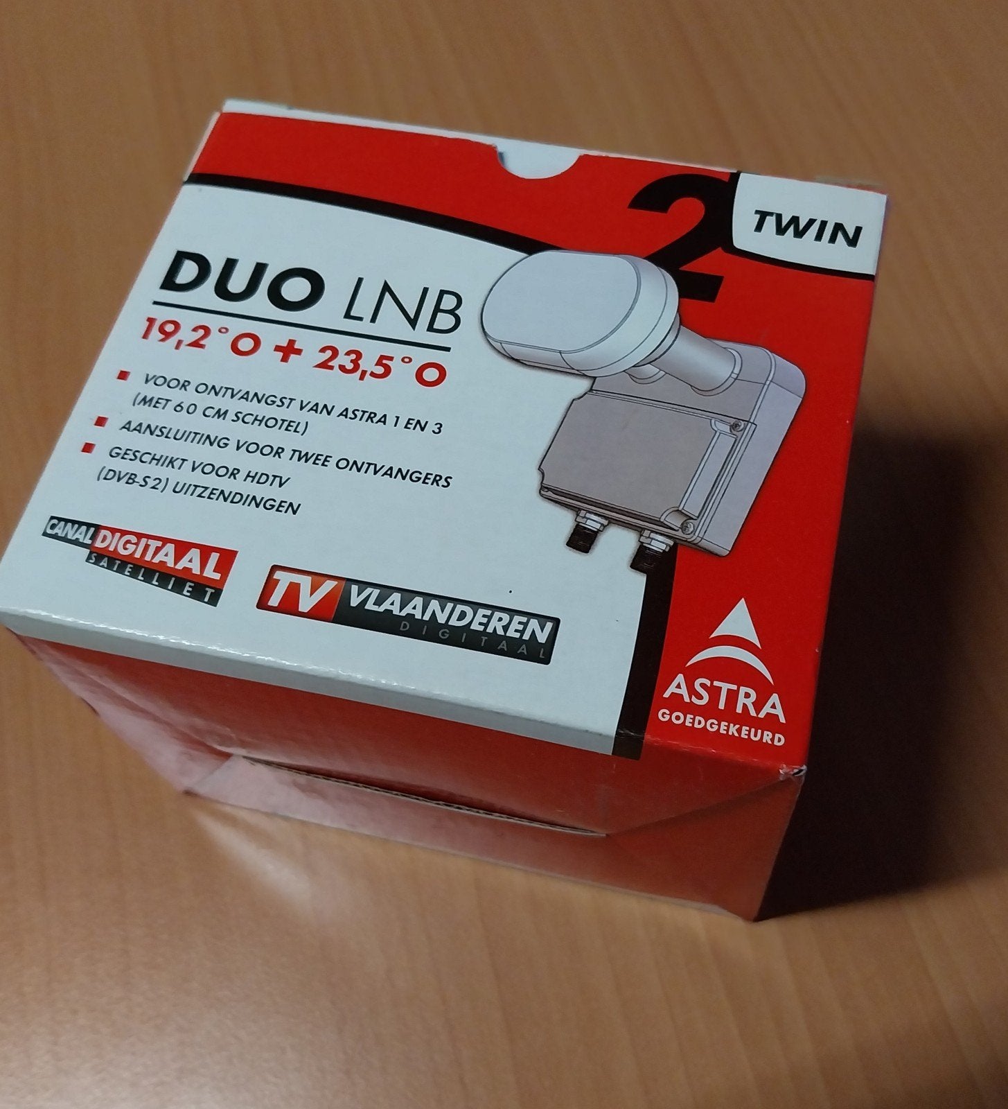 Duo LNB satelliet ontvanger, Ophalen of Verzenden, Overige merken