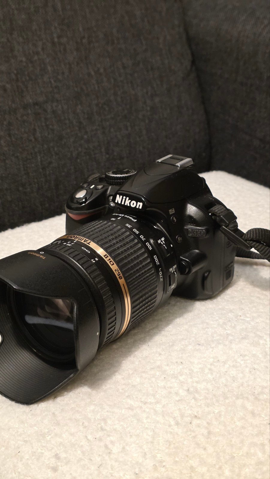 Nikon D3100 met Tamron 18-270mm lens, goed onderhouden, Audio, Tv en Foto, Fotografie | Lenzen en Objectieven, Gebruikt, Telelens